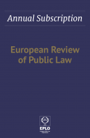 Annual Subscriptions of European Review of Public Law